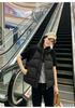 Design sense, short-sleeved cotton vest women's knitted splicing, rotator sleeves, stand-up collar, and outer wear vest women's clothing. Get