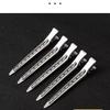 10 Stück Lange Haarspangen Haar Make-up Pony Haarfixierwerkzeuge Haarspange Edelstahl Entenschnabel-Clip Typ für Friseur Make-up