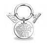 Stainless Steel Keychain for 2025 Graduation - University & High School Senior Gift in European and American Style