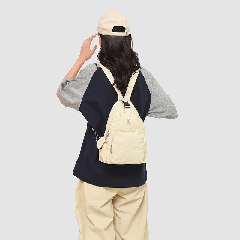 Lässiger Mehrzweck-Rucksack Damen neuer Schulter-Umhängetasche Brusttasche Mode vielseitig Pendler-Rucksack