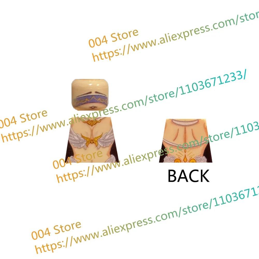 18+ Adult Building Block MOC Anime Action Figure Sexy Model Date Cartoon Swimwear Girl Hair Kit Ornament Toy Gift Collection F31