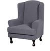 Wingback Chair Covers 2 Piece Wing Chair Slipcover Stretch Slipcover for Wingback Chairs Wing Chair Cover with Elastic Bottom Non-Slip Furniture Cover