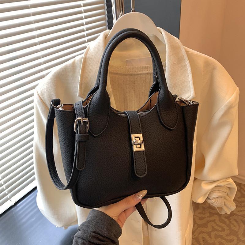 Ielgy Retro Bag Spring Summer All-Match Casual One-Shoulder Messenger Bucket Bag