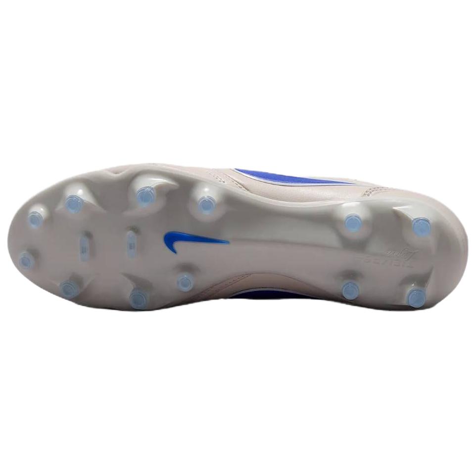 Nike Tiempo Ligera Pro FG Low Chalk White Unisex Cleats Tan Racer-Blue HQ3158-101