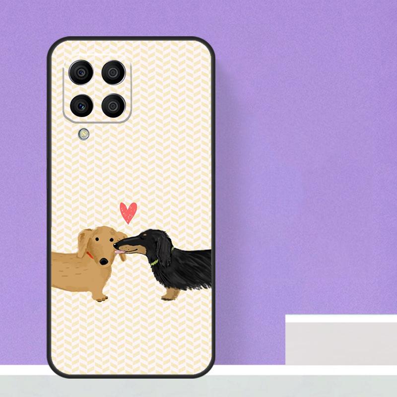 Dogs Dachshund Cute Case For Samsung Galaxy M23 M20 M32 M52 M56 M16 M36 M54 M34 M14 M35 M55 M15 M11 M31 M13 M53