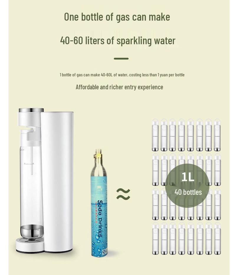 1000ML Desktop Soda Maker & Sparkling Water Machine