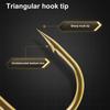 80Pcs High Carbon Steel Treble Hook Portable Fishing Treble Hook Triple Barbed Steel Fish Hook Fishing Accessories