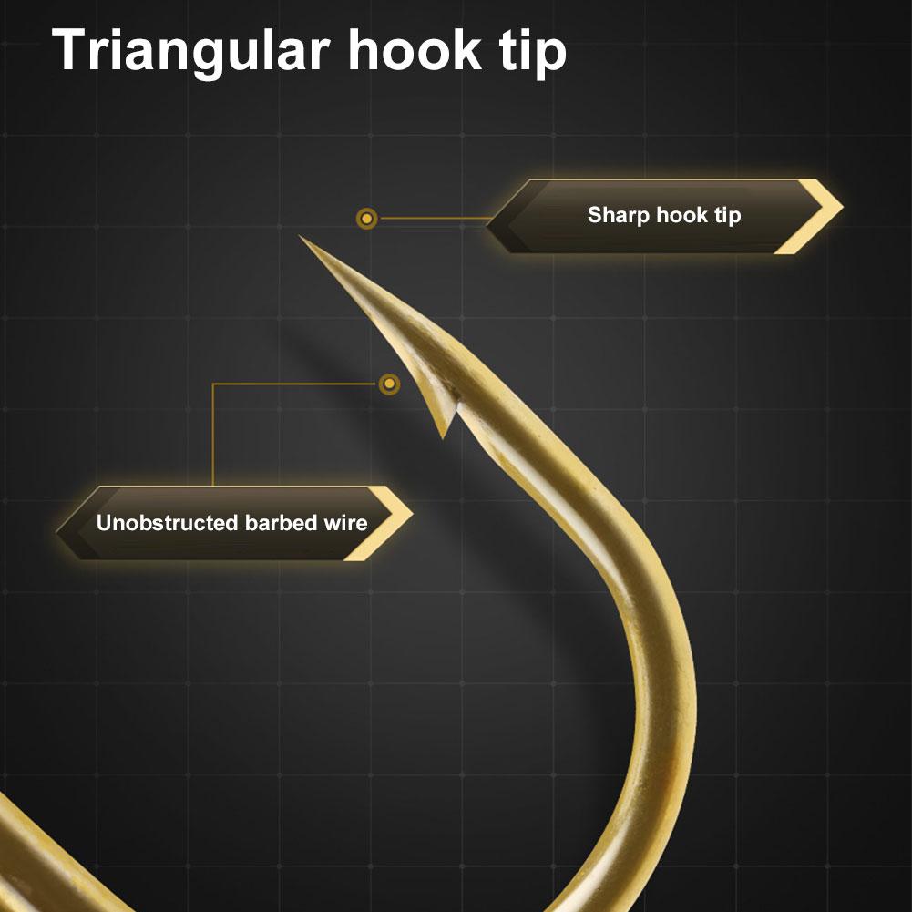 80Pcs High Carbon Steel Treble Hook Portable Fishing Treble Hook Triple Barbed Steel Fish Hook Fishing Accessories