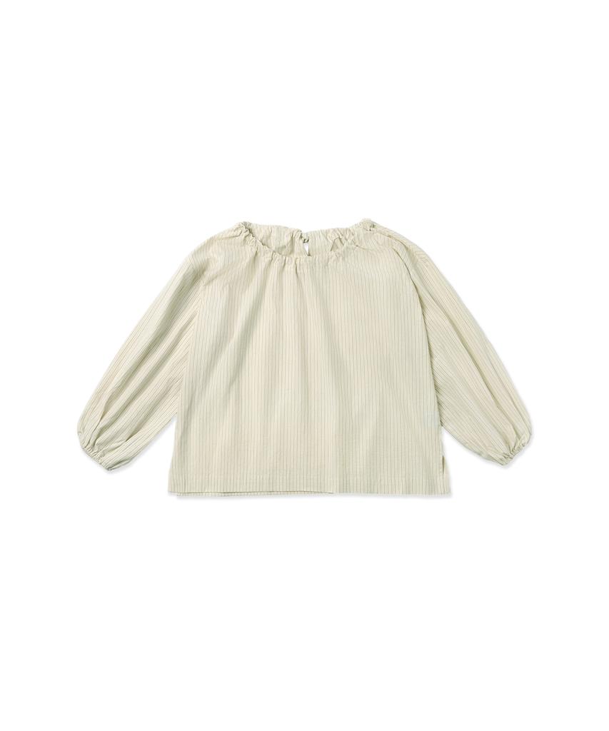 WITHOUT SUMMER Bare Stripe Blouse_Cream