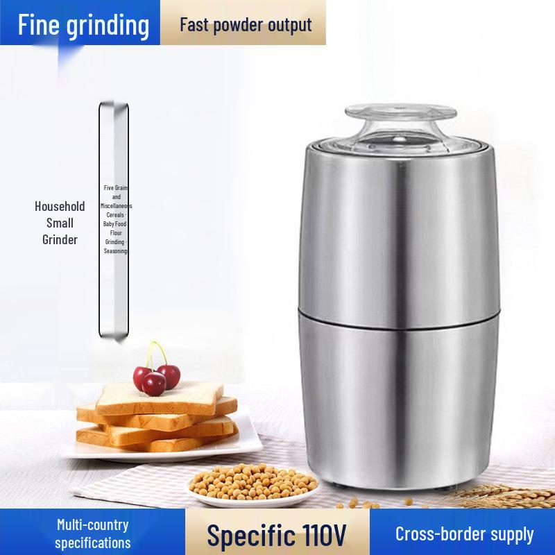 110V Export Coffee Grinder: Electric Grain, Cereal, and Chinese Medicine Grinder