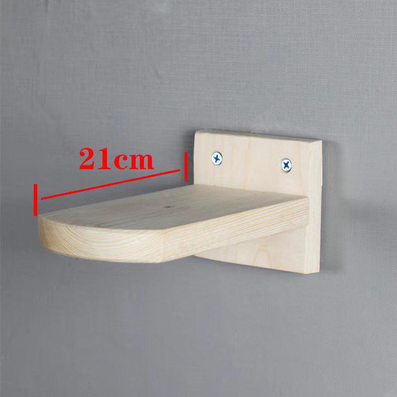 2026 Space-Saving Wall-Mounted Cat Tree & Climbing Frame with Solid Wood Platforms