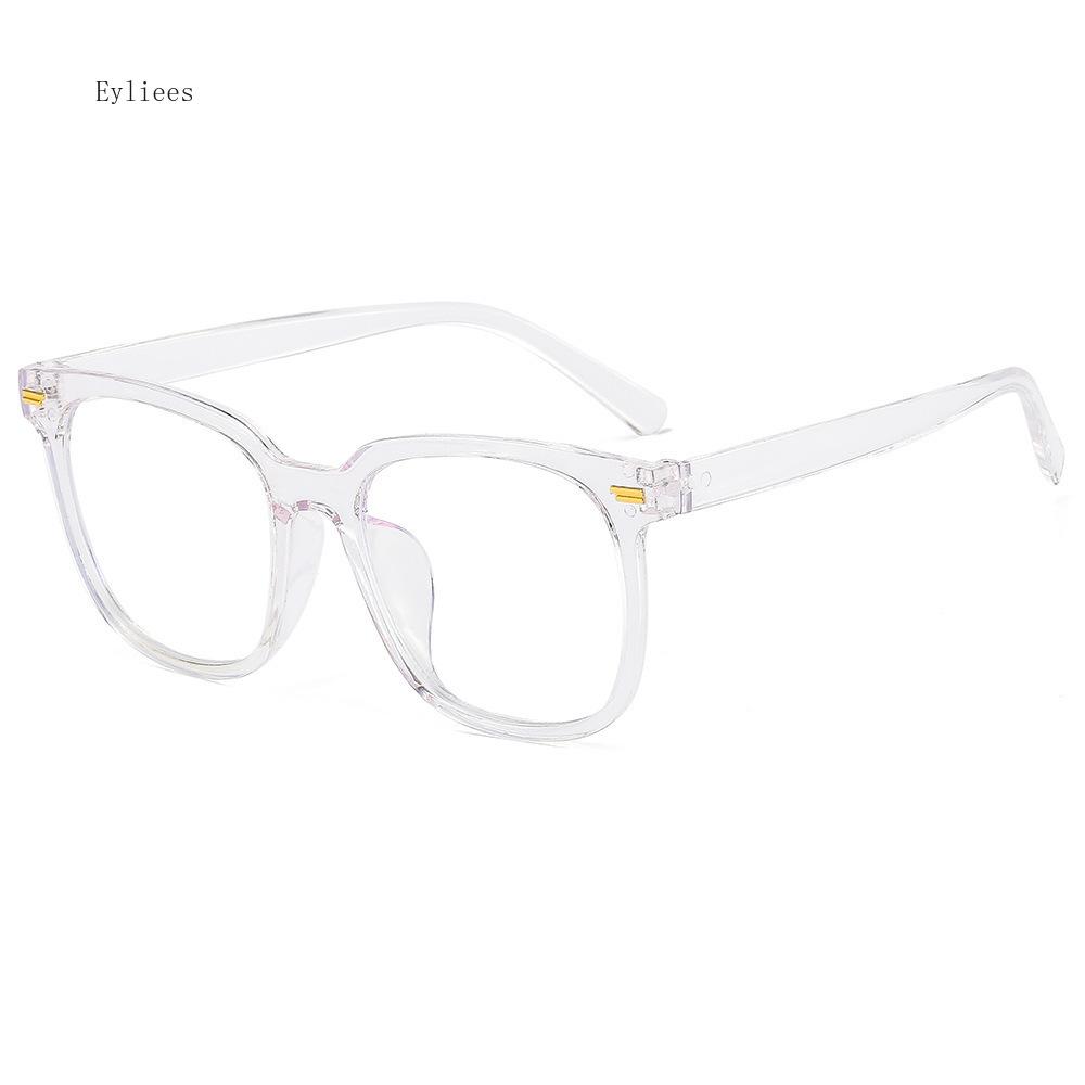 Retro Fashion Anti-blue Light Glasses Men Women Transparent Computer Glasses Frame Eyeglass Frame Flat Glasses Square Eyeglasse