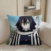 Cool Iiguro Obanai Pillow Case Cushion Cover Soft Cute Throw Pillow Case For Car Sofa Pillowcase Polyester With Zipper