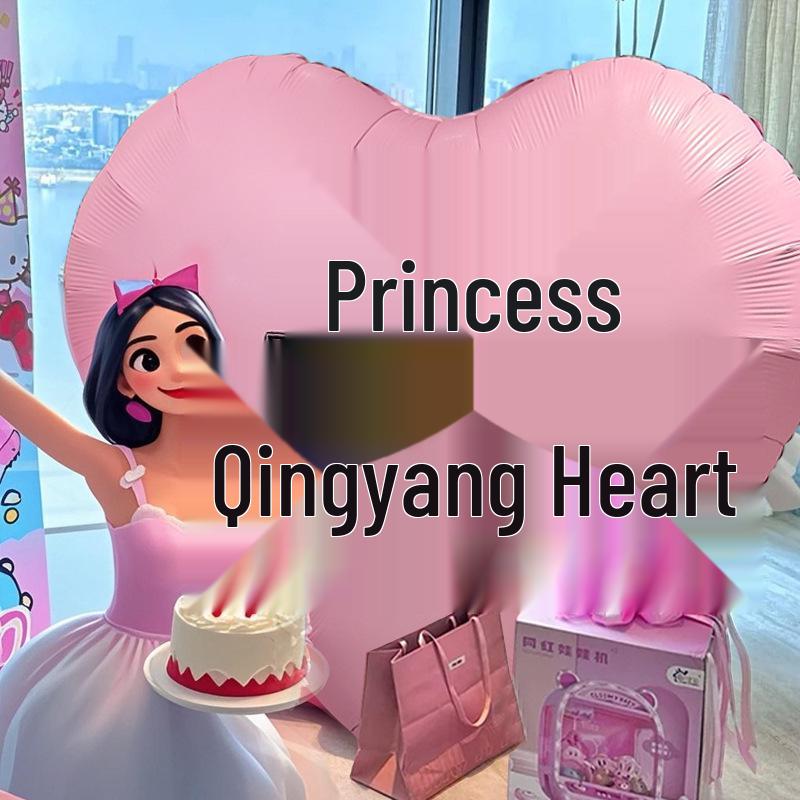 Extra Large Heart-Shaped Balloon for Women's Day, Festival, or Birthday Party Decoration