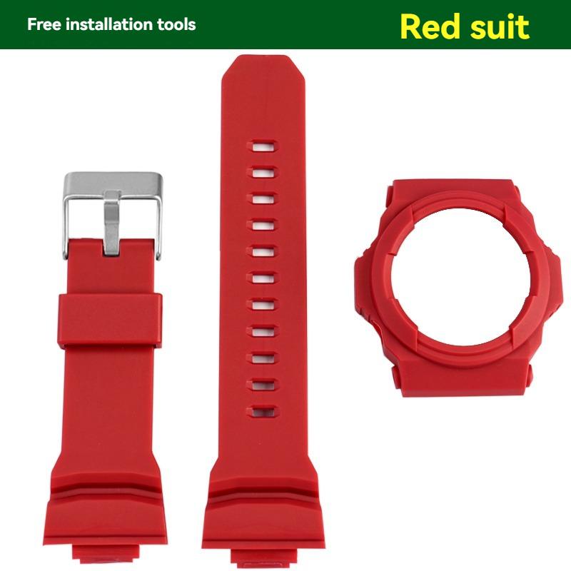 Koperta Pasek do Casio G-SHOCK GA-150/200/201/300/310/GLX100 Ochronna Obudowa Żywica Gumowy Pasek Bransoleta Akcesoria Narzędzia