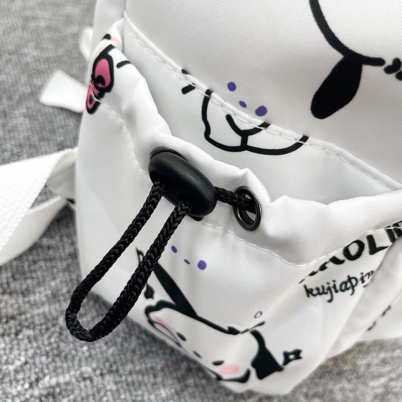 Schoolbag Backpack Women's Fashion Simple Mori School Junior High School Student School Bag Korean Edition Trend Graffiti Casual Backpack