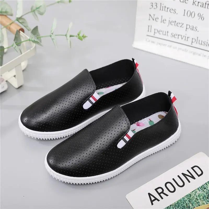 Fashion New Soft Soled Casual Shoes Versatile Women Breathable Casual Flat Bottomed Loafers High-quality PU Loafers Zapatos De Mujer