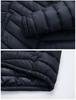 Men's Autumn Hooded Cotton Coat with Lining - Lightweight Rib Design for Middle-Aged and Elderly