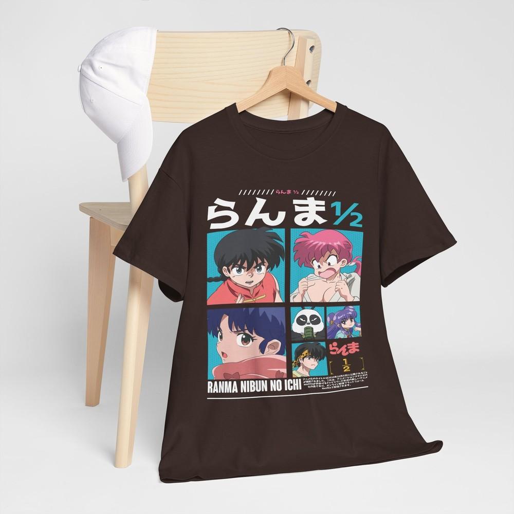 Anime Ranma 12 Tshirt Shampoo Rumiko Takahashi Unisexga Anime Shirt Graphic Tee