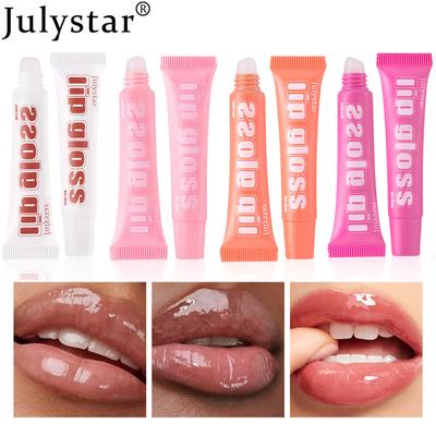 Moisturizing Lip Plump Lip Glaze Water Light Transparent Mirror Hose Lip Oil