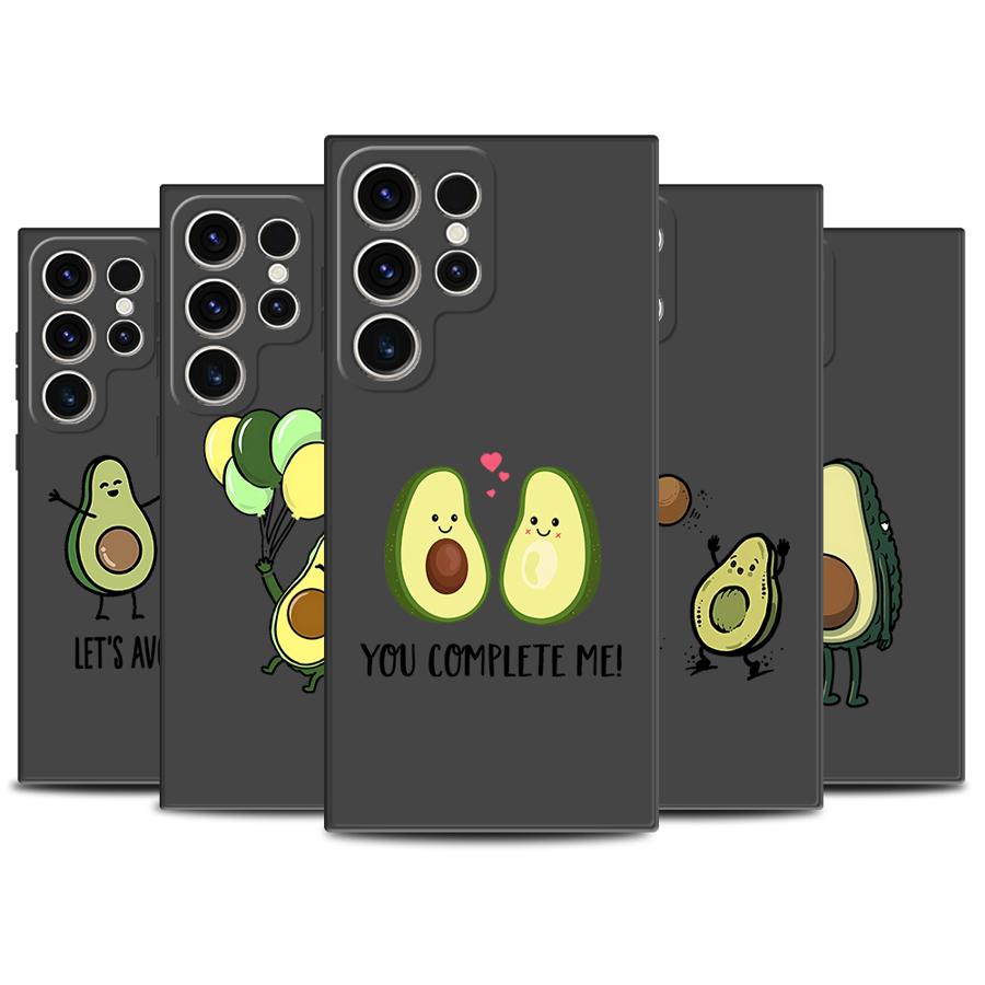 Unique Avocado Phone Case for Samsung Galaxy S25 S24 23 S22 Plus S21 S20 Ultra S20 S24 S23 S21 FE Cover