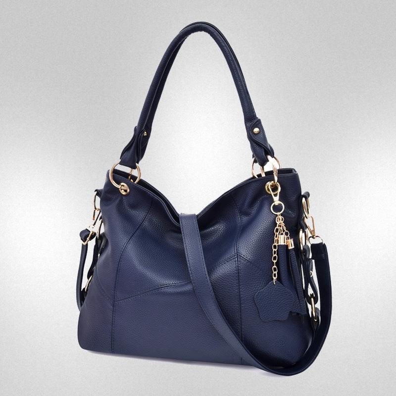 Vielseitige Damentaschen, große Taschen, modische Mamataschen, mittelalterliche und ältere Handtaschen mit großem Fassungsvermögen aus weichem Leder mit Fransen