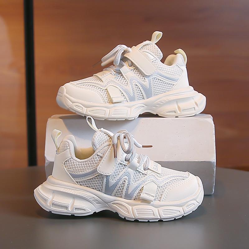 

2026Spring new children s shoes: lightweight and comfortable sports casual shoes for boys, stylish and versatile Korean-style dad shoes for girls 26-30One Hand5Double