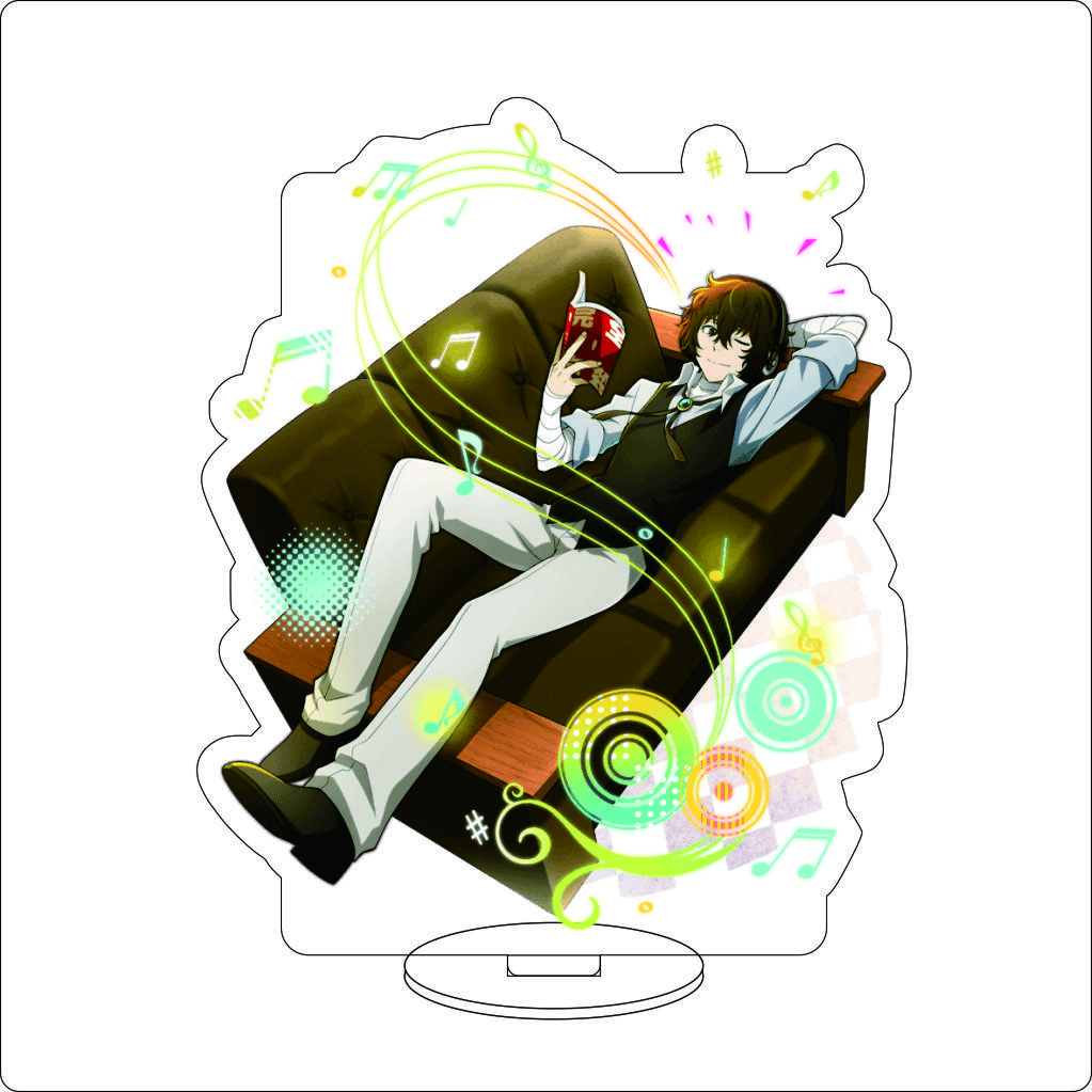 16CM Anime Bungo Stray Dogs Cosplay Ornaments  Edogawa Rampo/Fukuzawa Yukichi/Akiko Yosano  Figure Stand Halloween Gifts