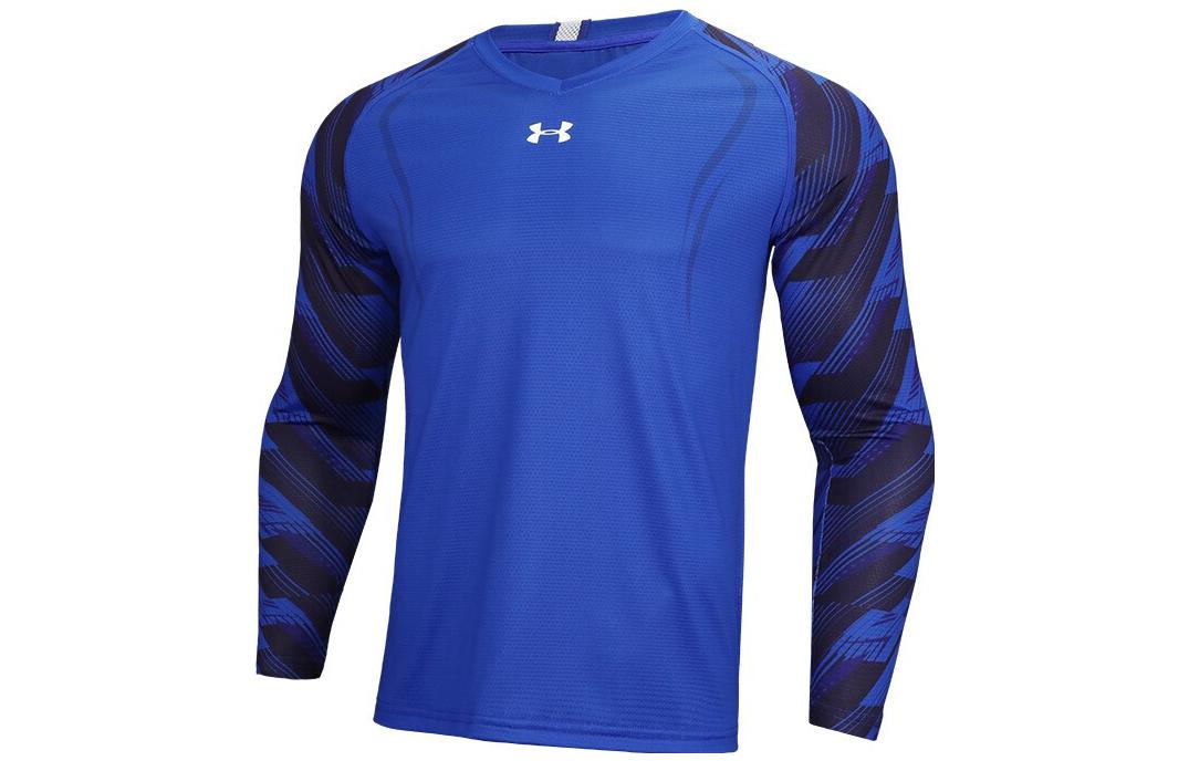 Under Armour T Shirts Men s Blue V Neck Moderate Straight Fit 21500538-400 XXXL