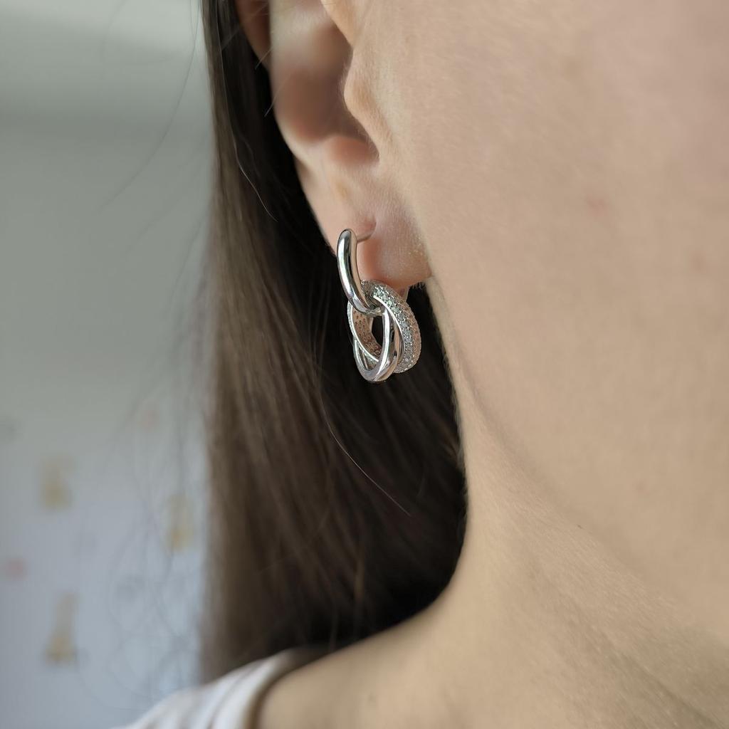 Silberohrringe mit Zirkonia (2187042)