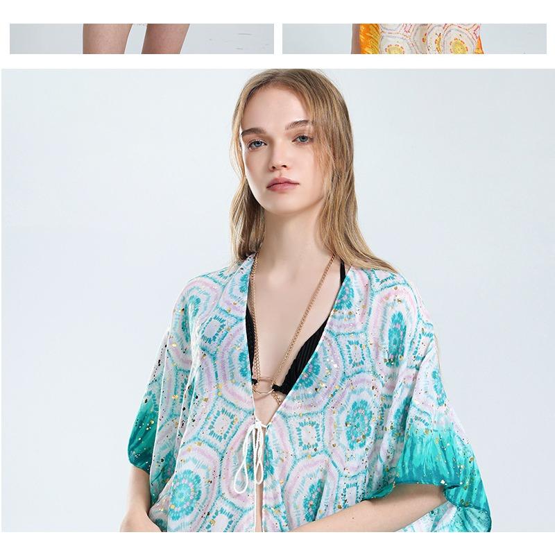 Women S Summer Sunscreen Large Neck Scarf For Outdoor Beach Daily Wear