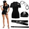 Halloween policewoman uniform seduction zip police costume orgy party costume game uniform female