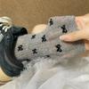 Sweet Romantic Bow Floral Lolita Lace Socks - Summer Cotton Mesh, Breathable Pattern