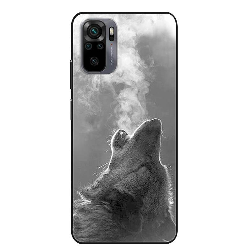 For Xiaomi Redmi Note 10s Case Shockproof Silicone Cartoon Soft Cover for Redmi Note 10 Pro Phone Cases Note10 4G 10T 5G 10 S