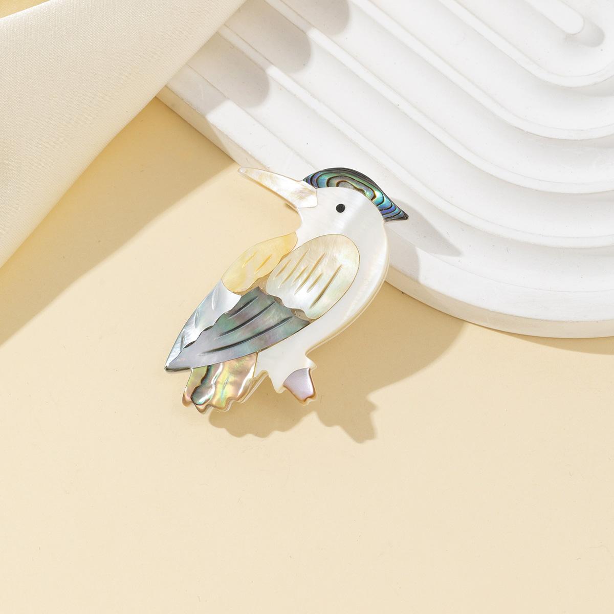 

1 шт., Брошки з натуральної раковини, Морський стиль Ручна робота Асорті Брошка-пін з тваринами для жінок Чоловіків Ювелірний виріб Подарунок, Підвішування та прикраса Всіх видів одягу 1Pc/40x52mm