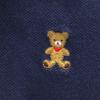 MIKIHOUSE Made In Japan Short Sleeve Polo Shirt 80 Navy Fawn Kid's Used