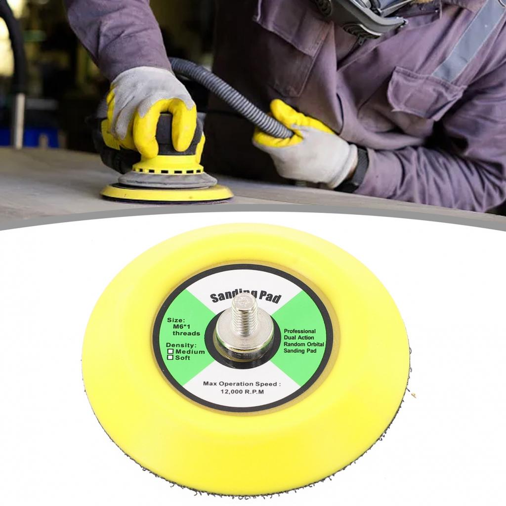 For Air Sander Backing Pad Polishing 1pcs Sanding Disc Backing Pads Hook