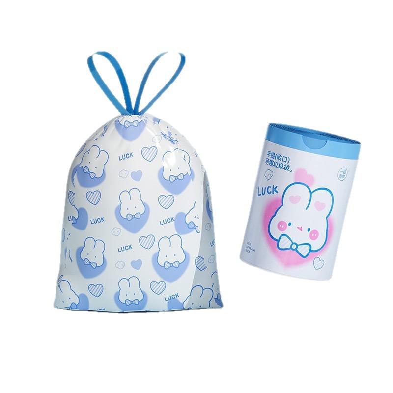 Little Rabbit Large Drawstring Trash Bags for Home, Office & Dorm - Thick, Handy Plastic Bags