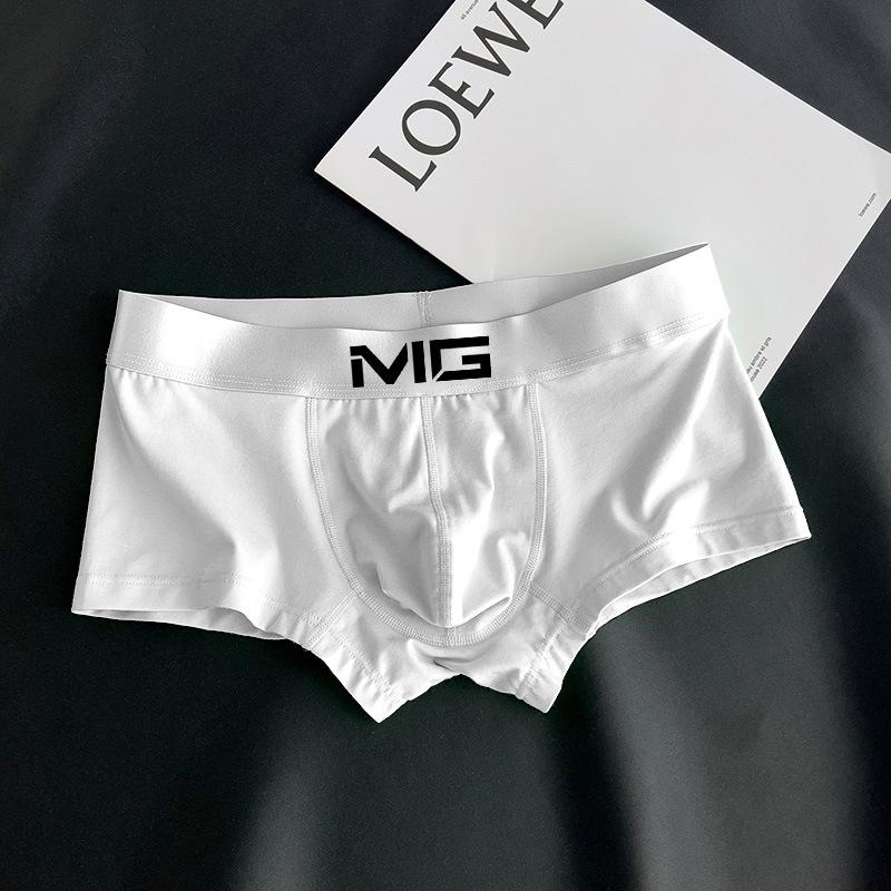 Ropa Interior para Hombre Hecha de Algodón Puro con Cuatro Esquinas Ropa Interior Deportiva Transpirable para Hombre