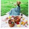Hand-Woven Rattan Picnic & Storage Basket