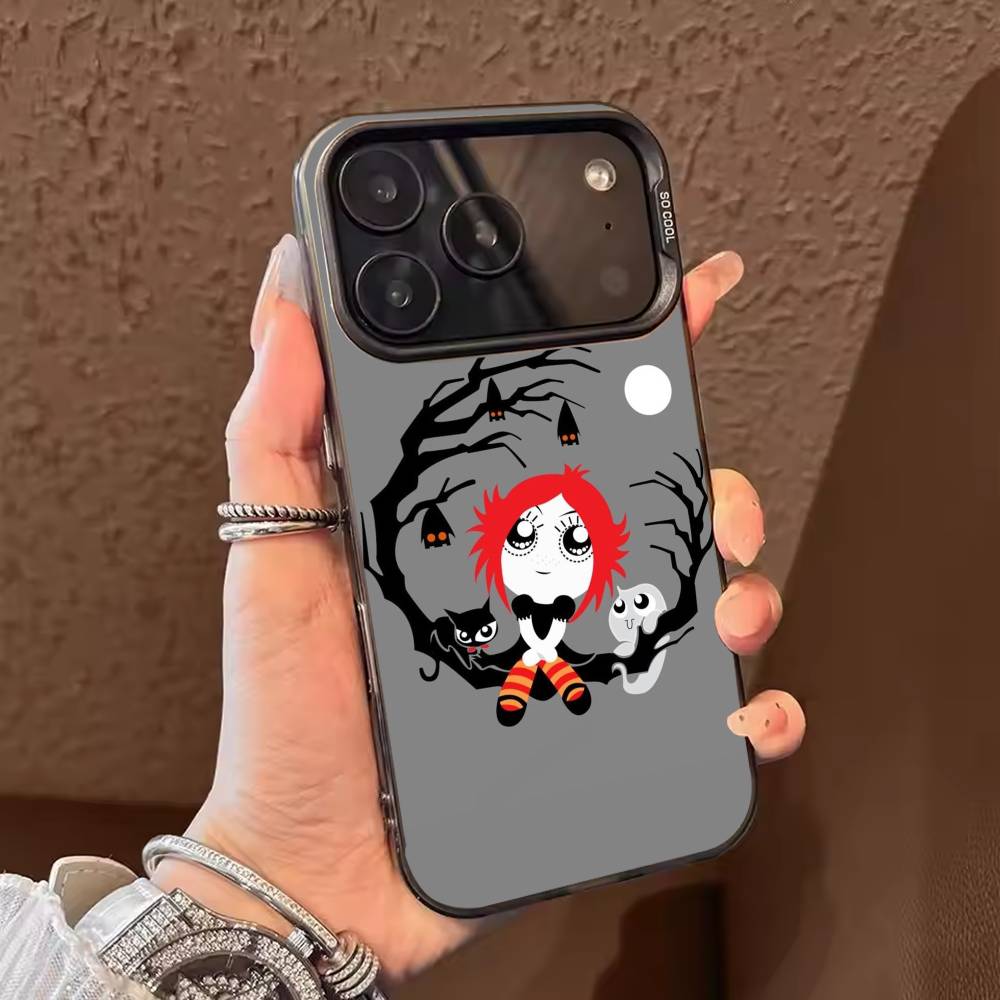 

R-Ruby G-Gloom And Doom Kitty Phone Case For iPhone 17,16,15,14,13,12,11,Pro Max,Plus Candy Silver Cover iPhone17air