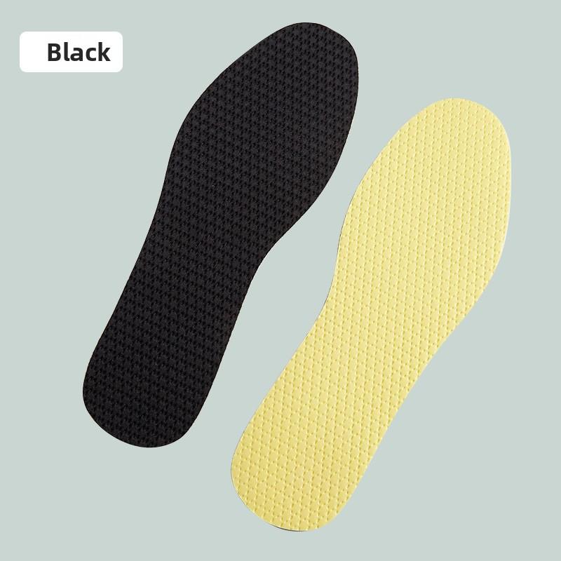 Summer Shoe Inserts For Men Women Breathable Deodorant Sweat Absorbent Ultra Soft Trimmable Barefoot Wear No‑Sock Sports