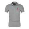Printed 35% Cotton Men's Casual Solid Color Slim Fit Men's Polo Shirt New Summer Fashion Lapel Polo Shirt for Men