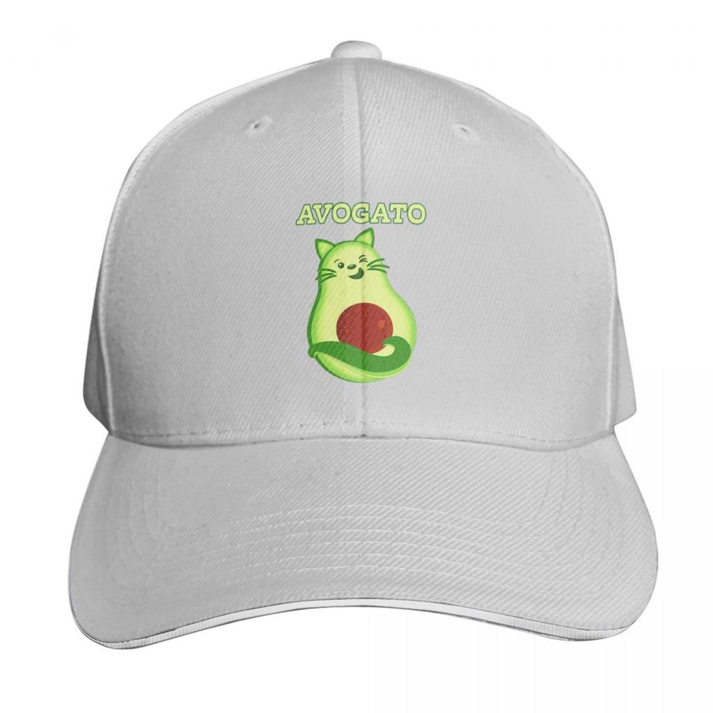 Avogato Cat Cute And Funny Aguacate Gato Cap Fashion Casual Baseball Caps Adjustable Hat Hip Hop Summer Unisex Baseball Hats