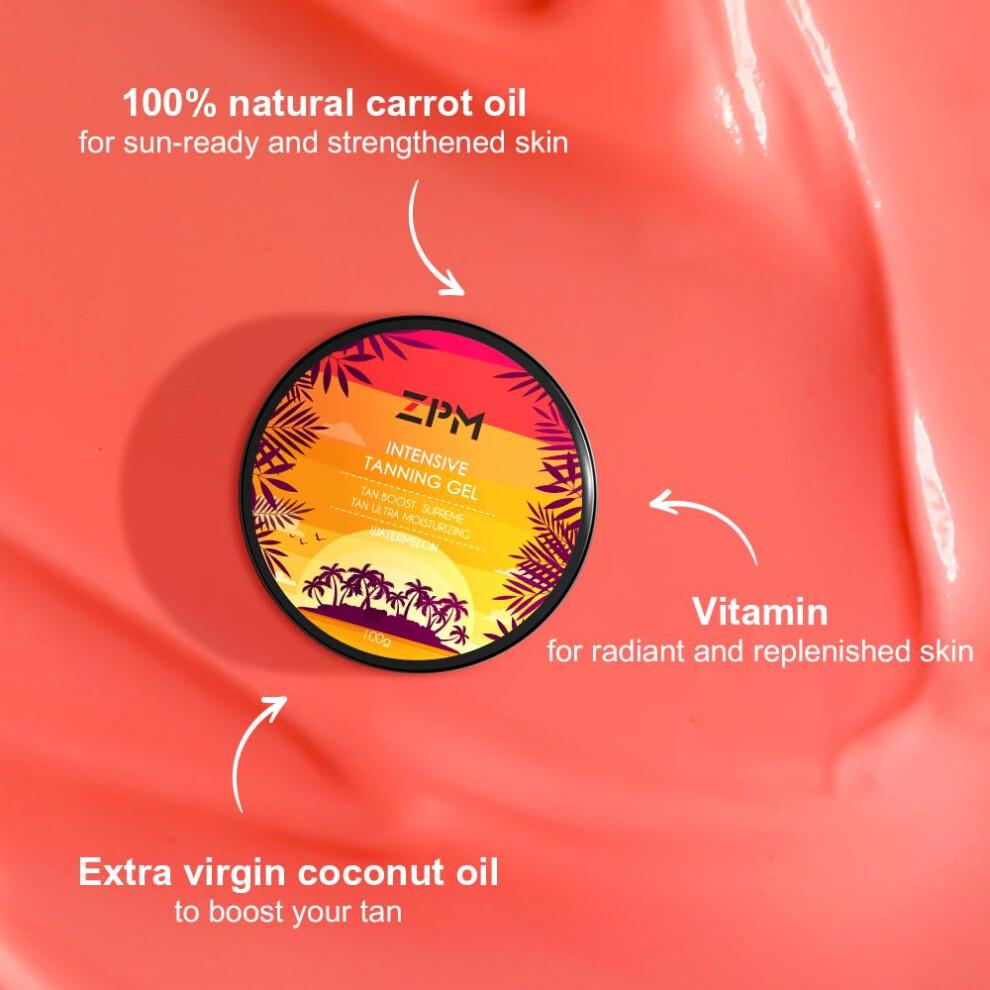 Extreme Dark Intensive Tanning Gel Dunkles Brunungsgel fr die Sonne im Freien Natrliche, intensive Brunungsbutter mit Wassermelonenduft fr s