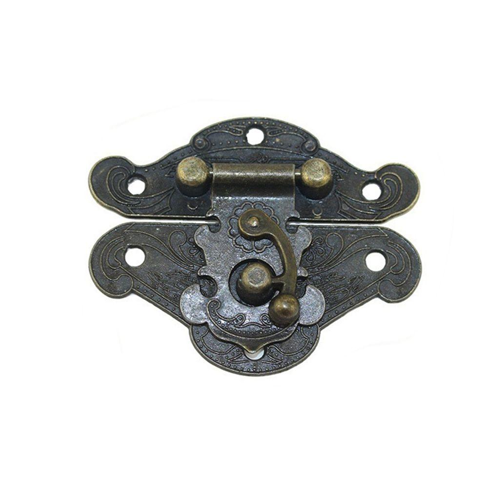 Jewelry Box Hardware Decorate Brass Household Gift Box Furniture  Lock Clasp Lock Buckle Hasps
