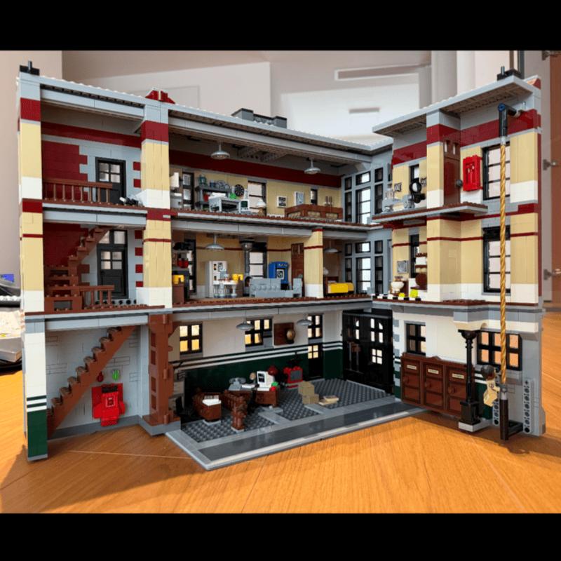 Ghostbusters Firehouse Headquarters 4634PCS Building Blocks Bricks With Figures Kit 75827 Creative Toys Christmas Birthday Gift