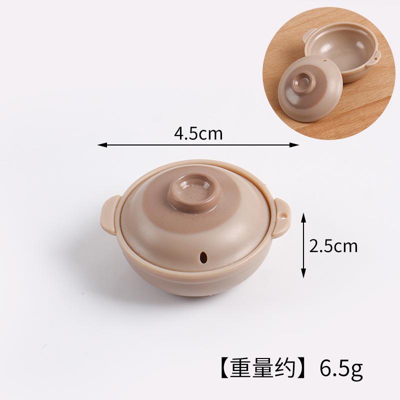 Mini Miniature Simulation Plate Small Bowl Tableware Diy Food Play Accessories Mini Container Play House Kitchen Toys
