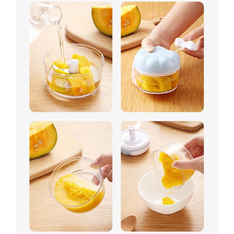Mini Food Garlic Vegetable Grinder Portable Multifunctional Onion Vegetable Machine Easy Garlic Masher Kitchen Artifact