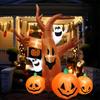 Inflatable Toy Scary Pumpkin Tree Halloween Inflatable Model Luminous Day of the Dead Halloween Atmosphere Decoration Model